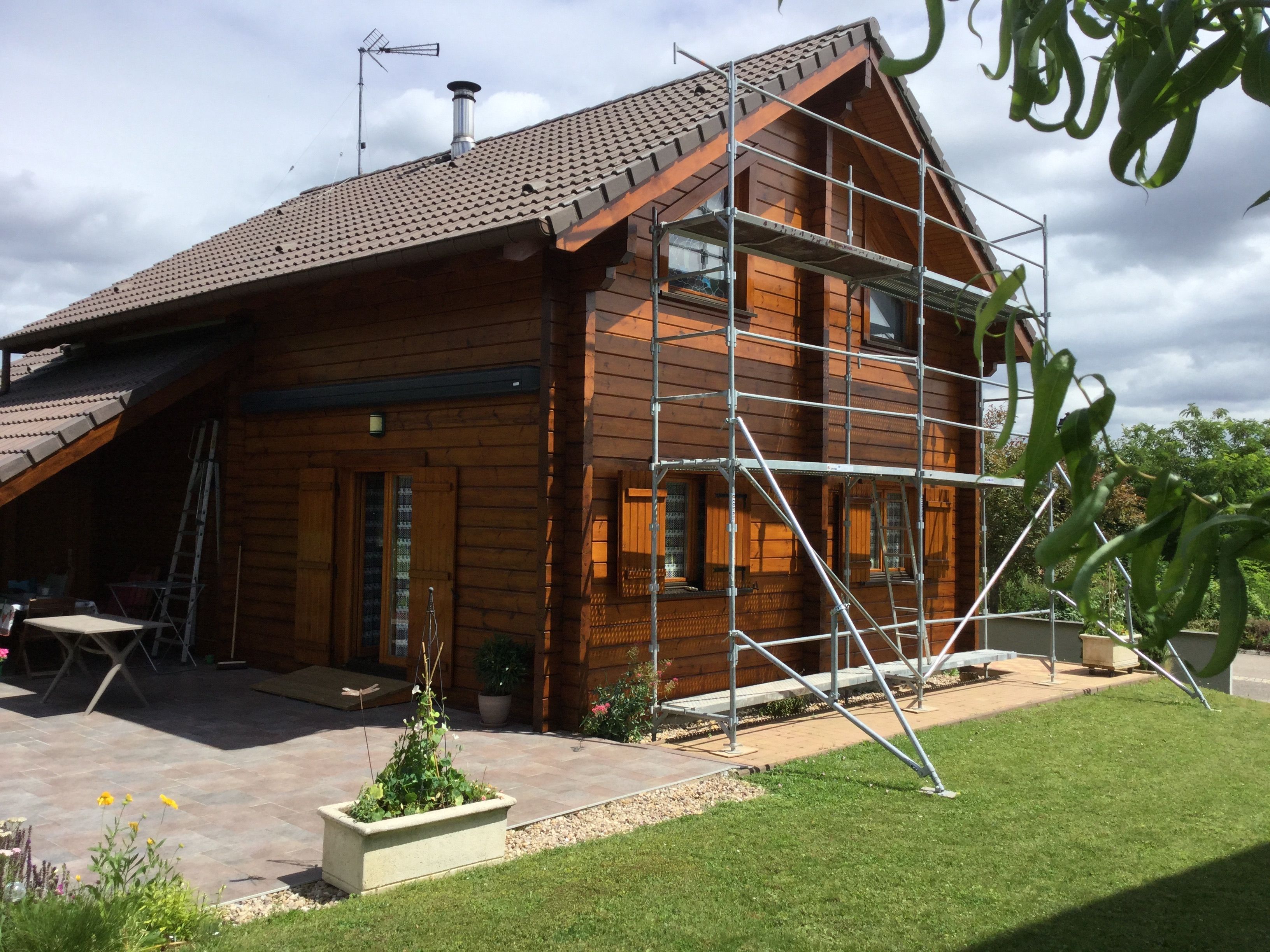  Extension  maison  20 m2 Ossature bois  Travaux  com