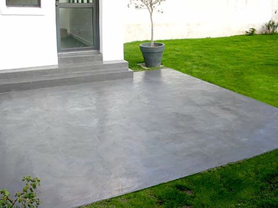 Création De Jardin Réaliser Une Terrasse En Béton Balayé 36 M2